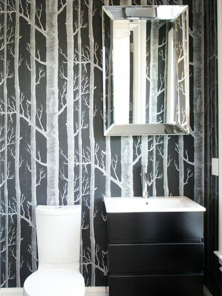 trees-wallpaper-small-bathroom-design-white-clean-toilet