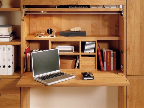 elegant-wood-bookcase-with-integrated-folding-desk-for-kids-study-room