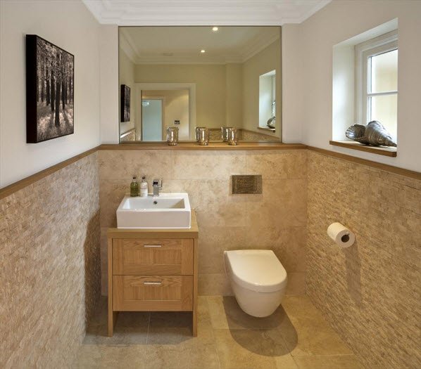 travertine-brick-pattern-wall-covering-bathroom